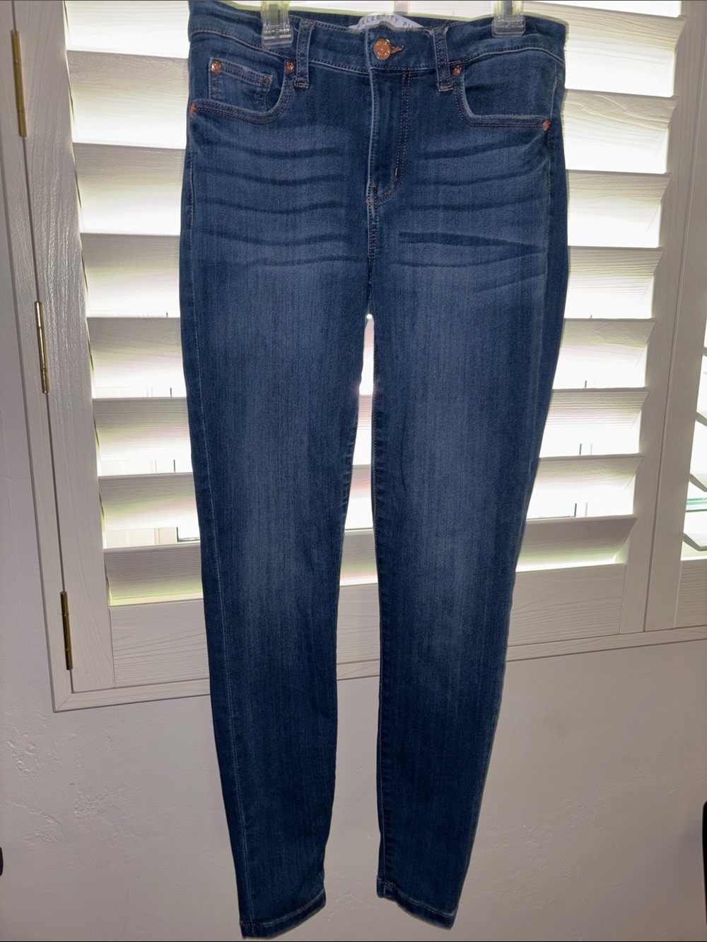 Celebrity Pink The Rider Blue Skinny Jeans SZ 7/28